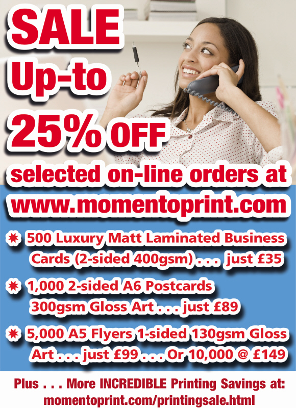 Printing Sale at Momento Print